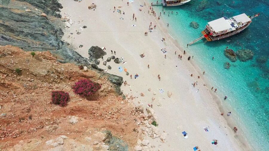 From Antalya or Kemer: Suluada Island Boat Trip with Lunch - Suluada’s freshwater beach