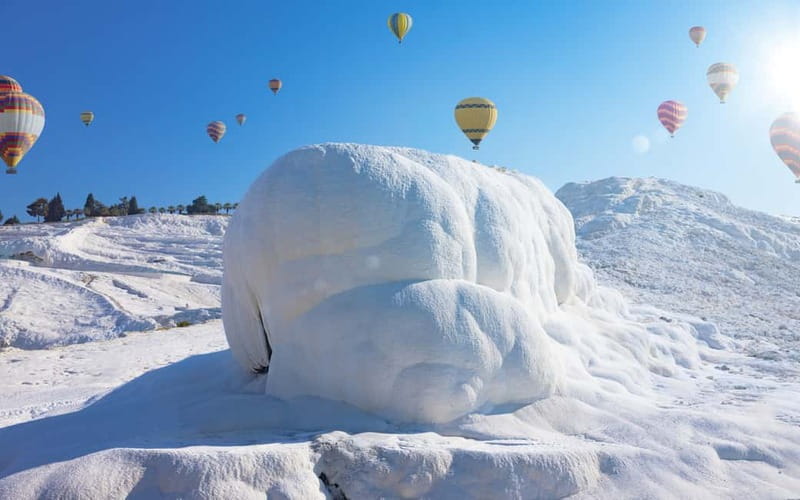 From Antalya: Pamukkale Hot Air Balloon Flight with Lunch - Hierapolis, the ancient city above the springs