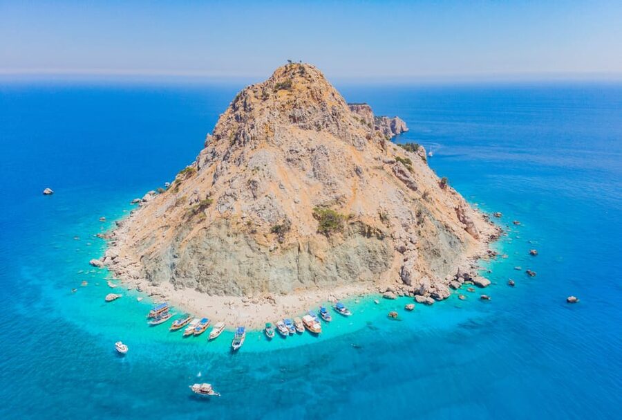 From Antalya: Suluada Island Boat Trip with Lunch - Suluada’s clear water and pale pebbles