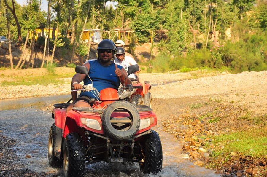 From Belek, Antalya Thrilling Quad Safari Adventure - Learning the quad before the forest route