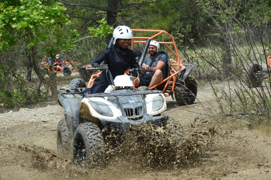 From Belek: Fully Combo Zipline, Quad Safari, Rafting, Lunch - Quad safari through the Taurus Mountains