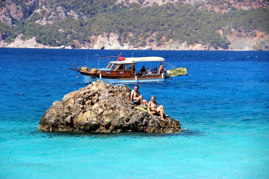 From Kemer, Antalya, Belek: Adrasan Suluada Island Boat Tour - Akseki Bay and the final swim