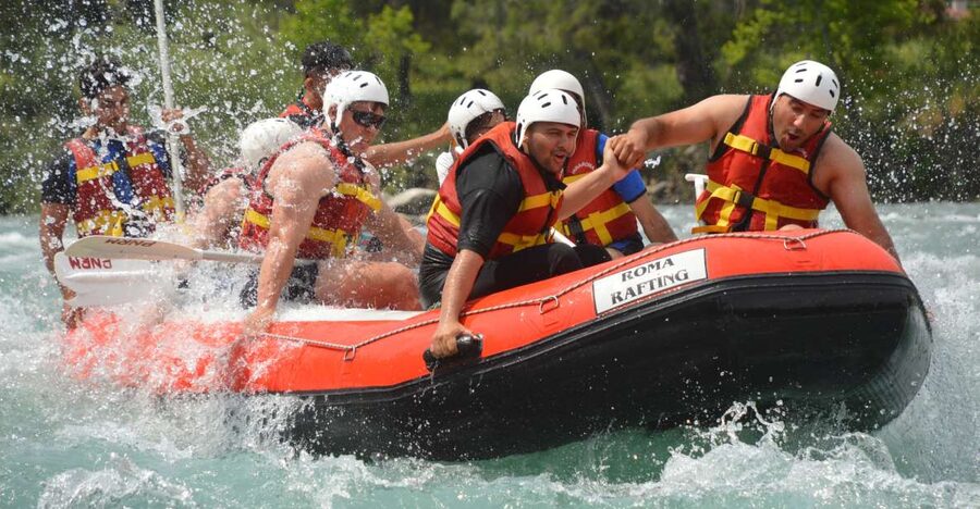 From Side City : Fully Combo Zipline, Quad Safari, Rafting - A short zipline above the river