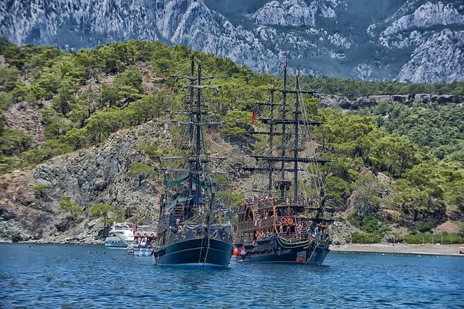 Full Day Kemer Pirate Boat Trip from Antalya - Phaselis: ruins beside the water