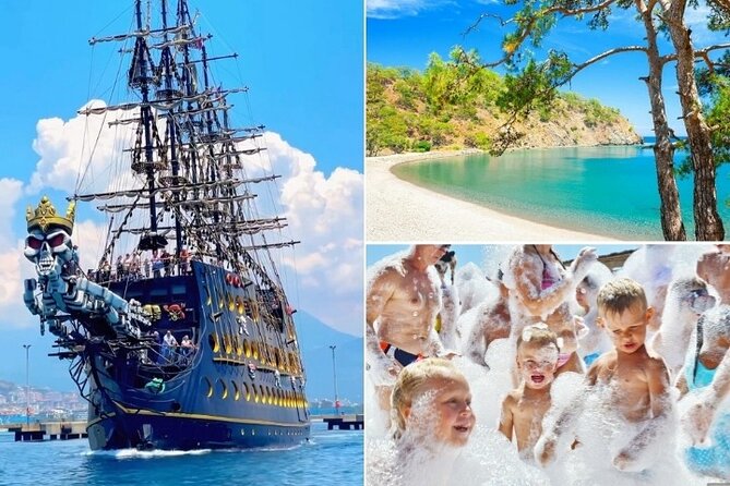 GONSTER : Luxury Pirate Boat Trip Lunch & Soft Drinks & Transfer - Boarding the GONSTER in Kemer