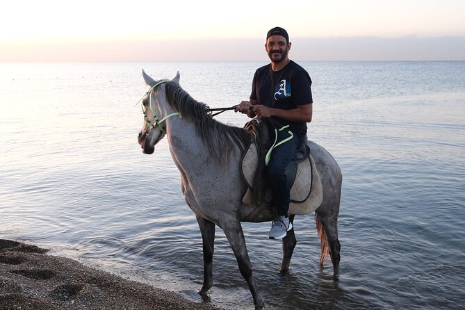 Horse back Riding in Antalya - Lara Beach, with a short coastal finish