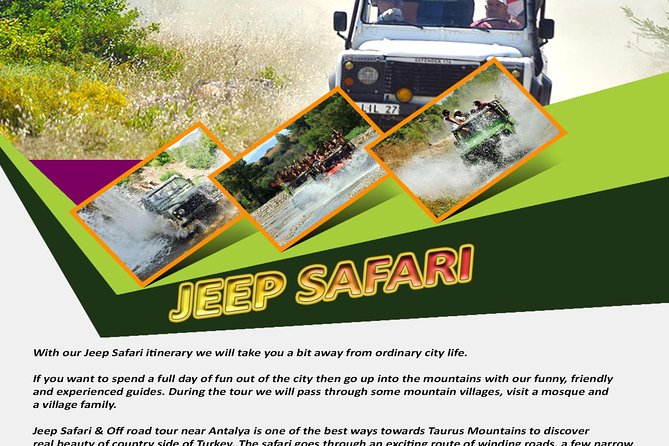 Jeep Safari Adventure in the Taurus Mountains - Who will enjoy this jeep safari