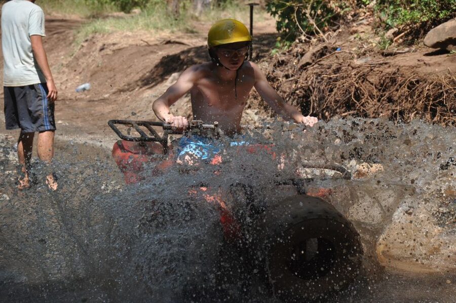 Kemer: Forest, Mud, and Streams Quad Safari Tour with Pickup - Pickup from Kemer and the ride to the forest
