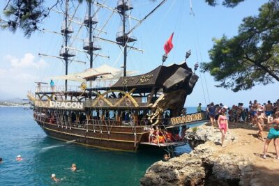 Kemer Full Day Pirate Boat Trip with Lunch and Optional Transfer