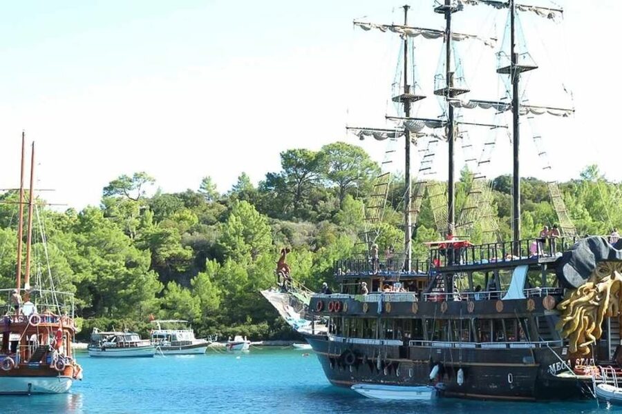 Kemer Full-Day Pirate Boat Trip with Lunch - Phaselis: ancient ports beside quiet coves