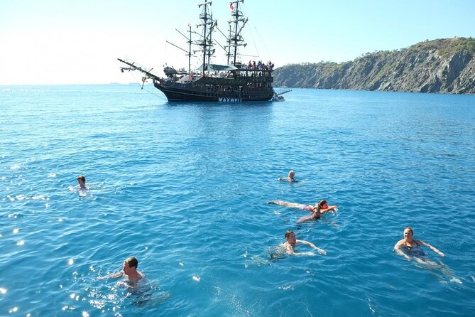 Kemer Pirate Boat Trip With Lunch & Free Hotel Transfer - Morning pickup and the ride to Kemer Marina