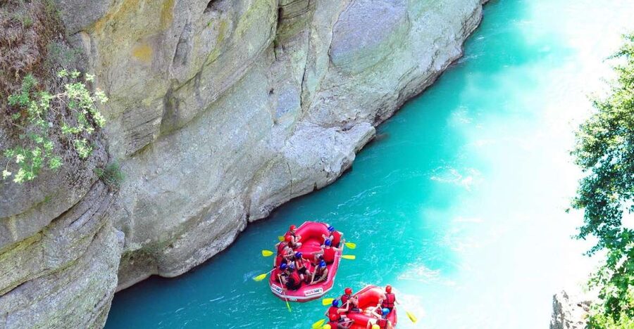 Köprülü Canyon Antalya: Whitewater Rafting Trip - The first rapids and the guide-led teamwork