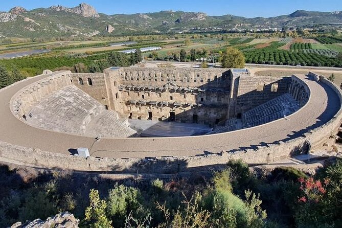 Perge Aspendos Aquaduct Side with Waterfall - Four ancient sites and one waterfall in a single day