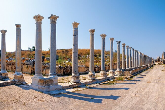 Perge Aspendos Aquaduct Side with Waterfall - What the $80 price really covers