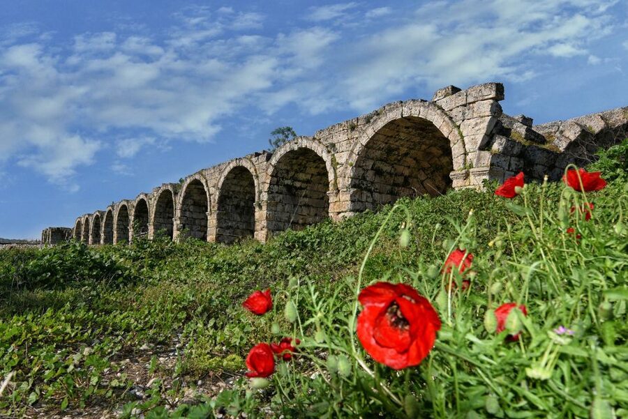 Perge, Aspendos & city of Side Full-Day Tour from Antalya - Side: ancient stones beside the Mediterranean
