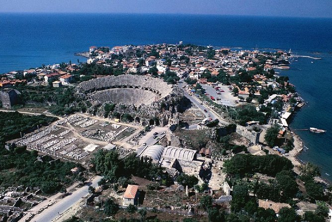 Perge Aspendos Side and Manavgat Waterfall Tour - Perge: Two Hours Among Colonnades and Ruins