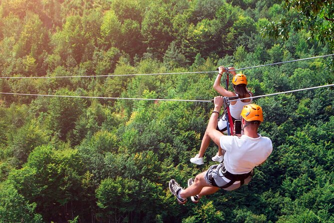 Rafting, Buggy Safari and Zipline in Köprülü Canyon Antalya - Getting geared up beside the river