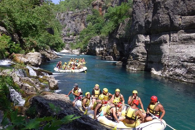 Rafting Combo Tour from Antalya: Zipline, Quad/Buggy w/Lunch - The first rafting section through the canyon