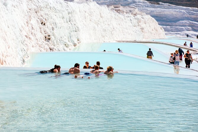 Salda Lake and Pamukkale Full-Day Guided Tour from Antalya - Thermal pools and the optional Cleopatra Pool