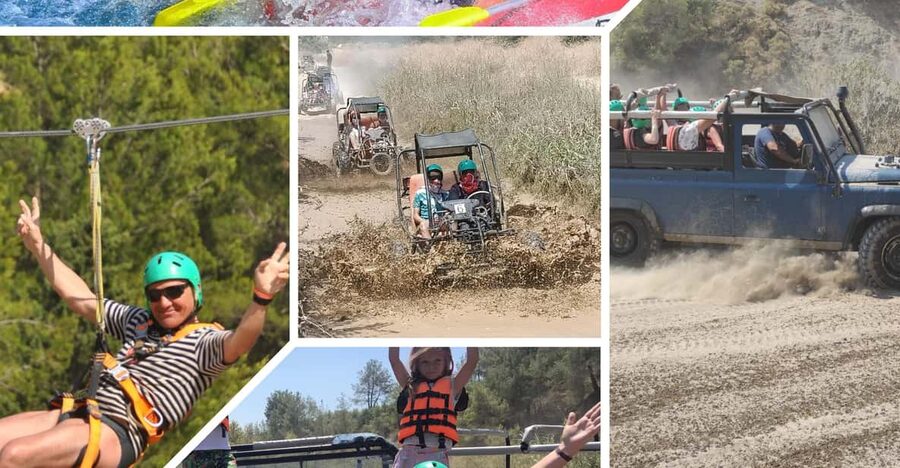 Side&Alanya:Rafting,Jeep,Quad/Buggy Safari/Zipline wLunch - Comfort, safety, and who should skip it