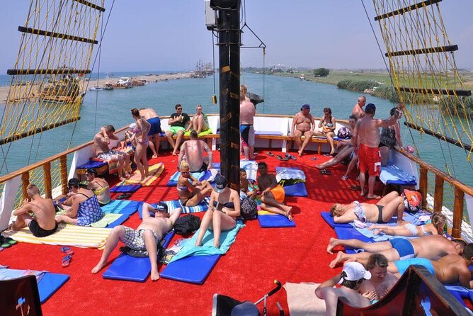 Side: Dolphin Island Boat Tour with Foam Party and Lunch - Karaburun Bay adds a second party stop