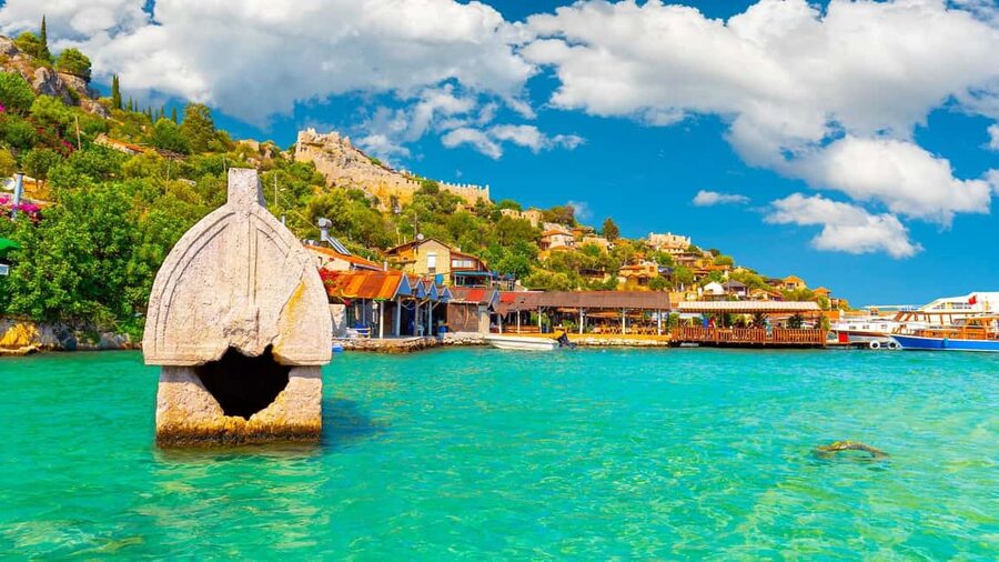 Sunken City Kekova, Demre & Myra Day Tour - Teimiussa adds a quieter Lycian stop