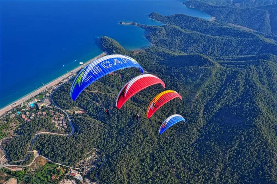 TANDEM PARAGLİDİNG FLIGHT CABLE CAR TRANSFER TO KEMER REGİON - Tahtalı Mountain Gives You a High Starting Point