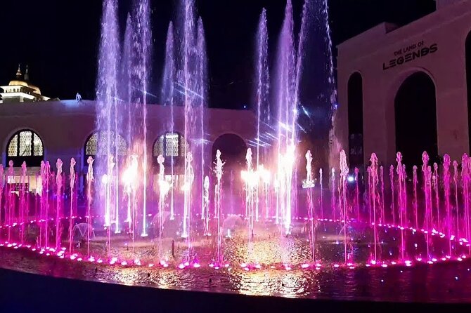 The Land of Legends Night Show Transfer From Antalya - What you can do between arrival and the finale
