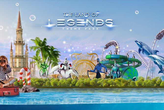 The Land of Legends Theme Park from Belek - The Typhoon coaster experience