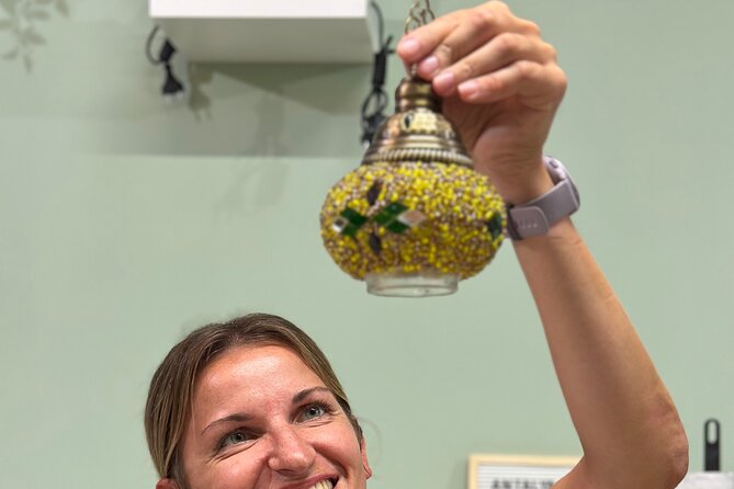 Turkish Mosaic Lamp Workshop in Antalya Near Old Town - Choosing glass, colors, and patterns